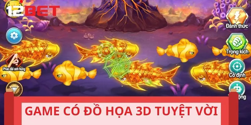 Game nổi bật với đồ họa thiết kế 3D tuyệt vời